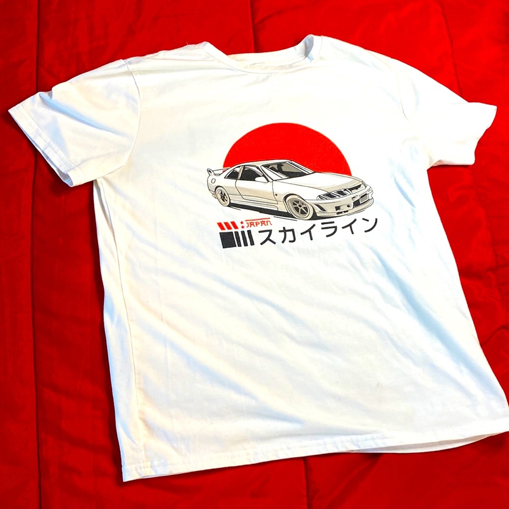 Japanese Car White T Shirt